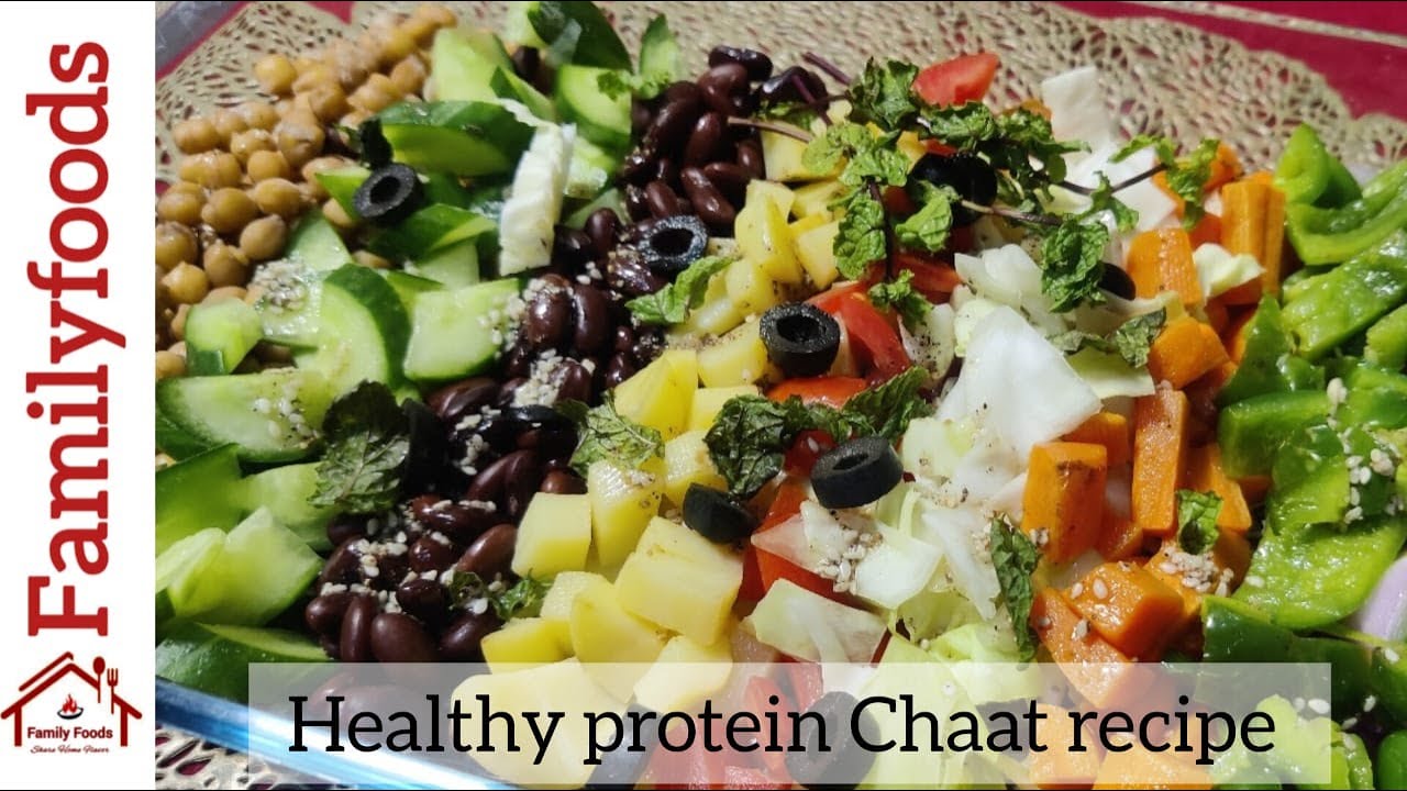 Healthy protein chaat recipes by Family foods|Weight loss friendly chaat by Family foods