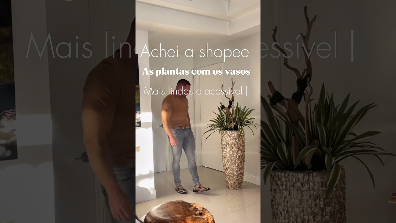 Decora&ccedil;&atilde;o barata e linda plantas com os vasos #casa #achadinhosparaolar #decoracao #arquitetura