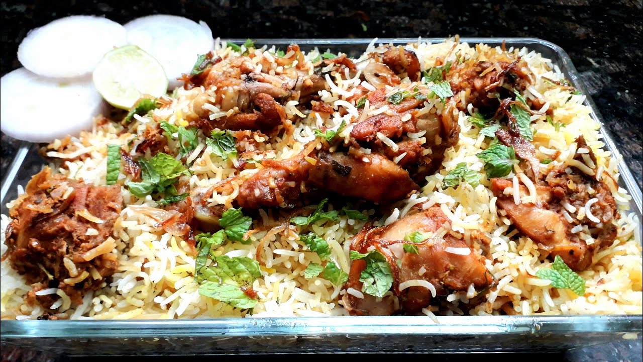 FRIED CHICKEN BIRYANI RECIPE | DELICIOUS CHICKEN FRY BIRYANI  RECIPE by *VAJIHA'S KITCHEN*🙂👌
