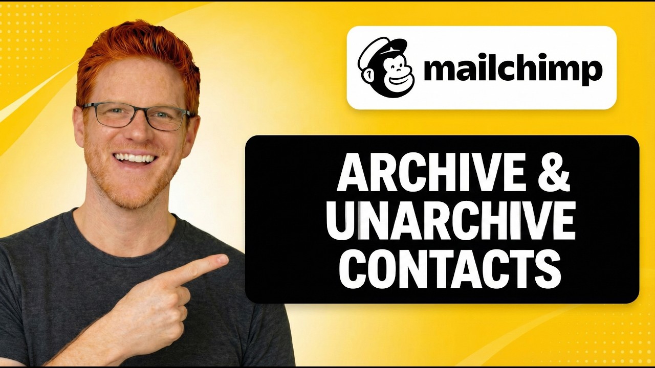 How To Archive And Unarchive Contacts In Mailchimp [QUICK STEPS]