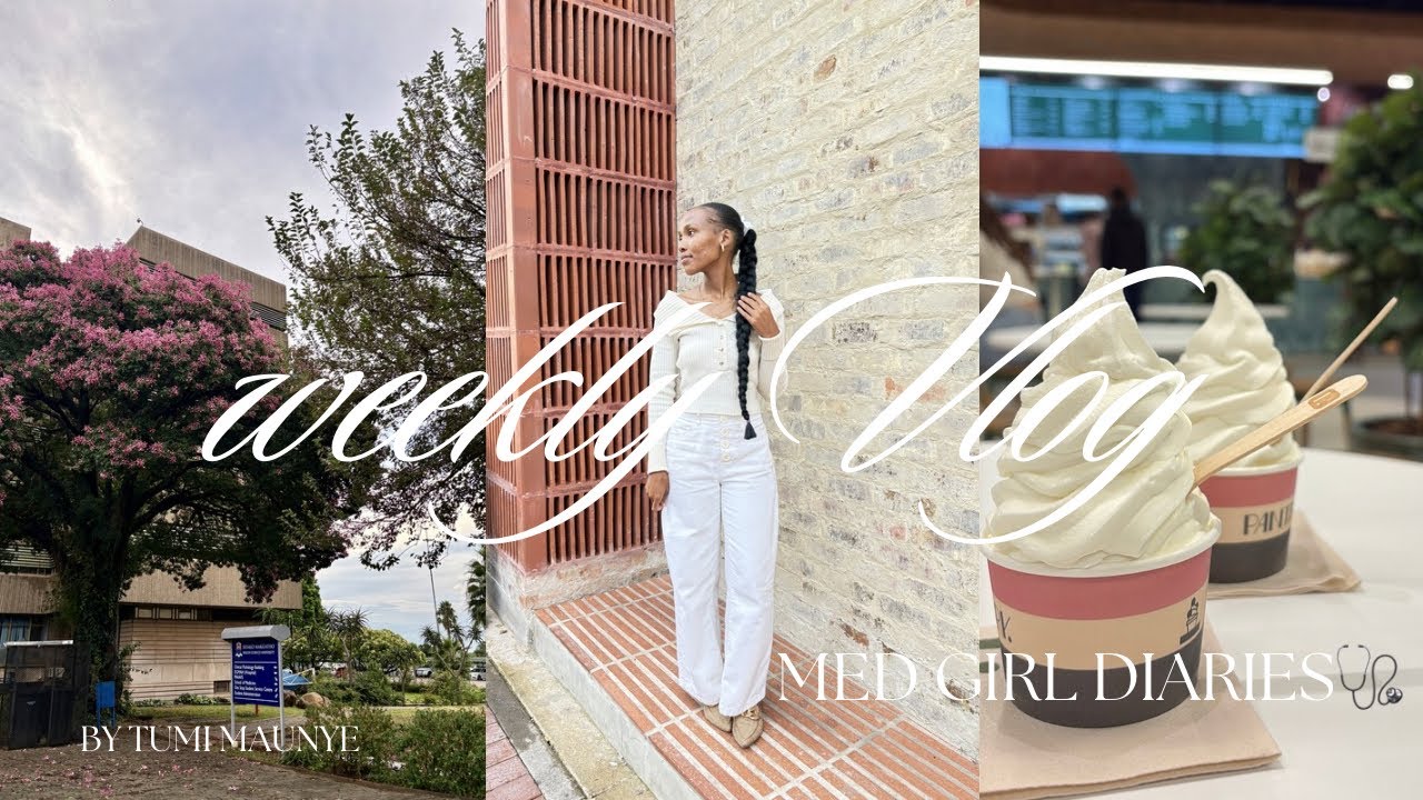Med Girl Diaries| Weekly Vlog| Cooking+Laundry+Church + Studying + Writing + mini coffee date & more