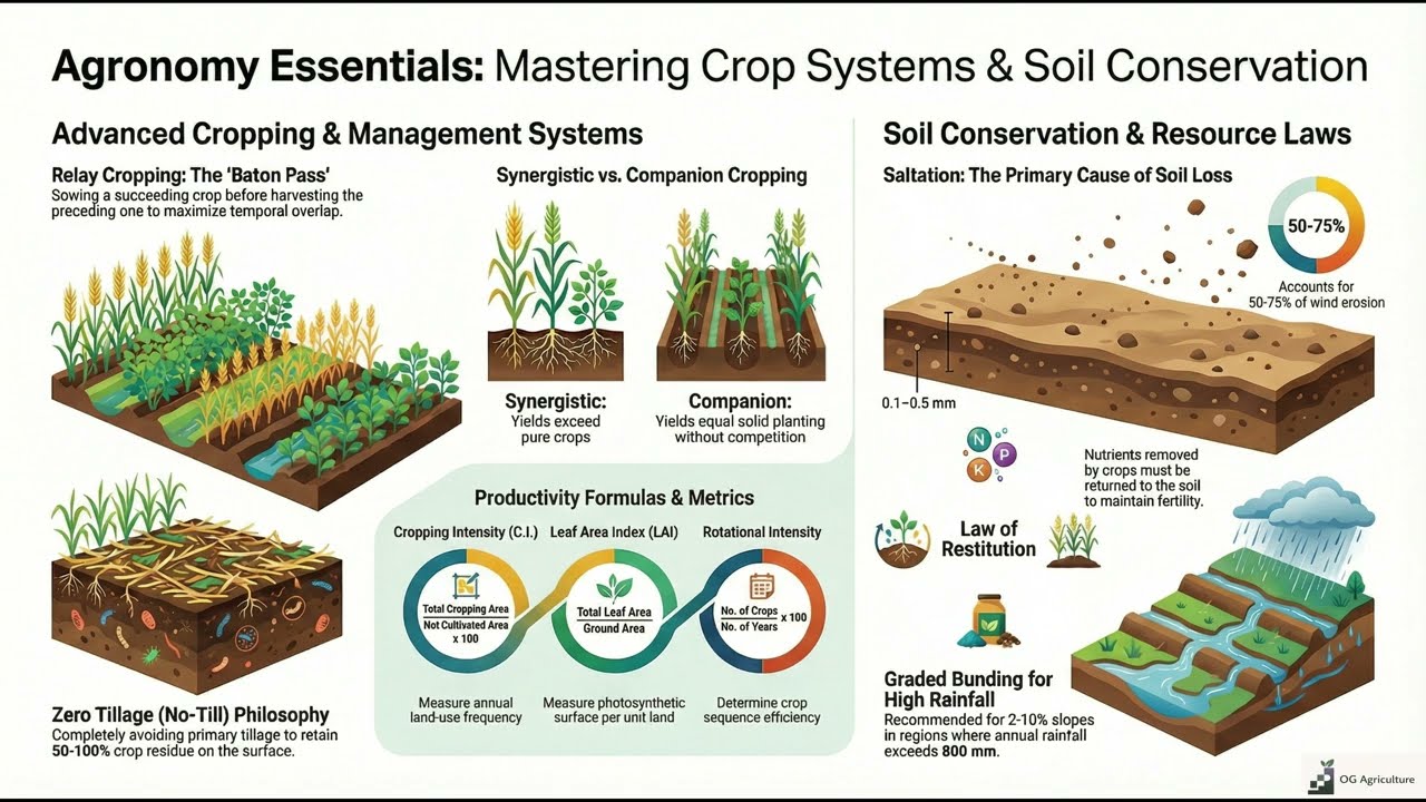Agronomy Important Questions |FCI | AGTA | Agriculture Supervisor | Bihar EXAMS | AFO | NABARD