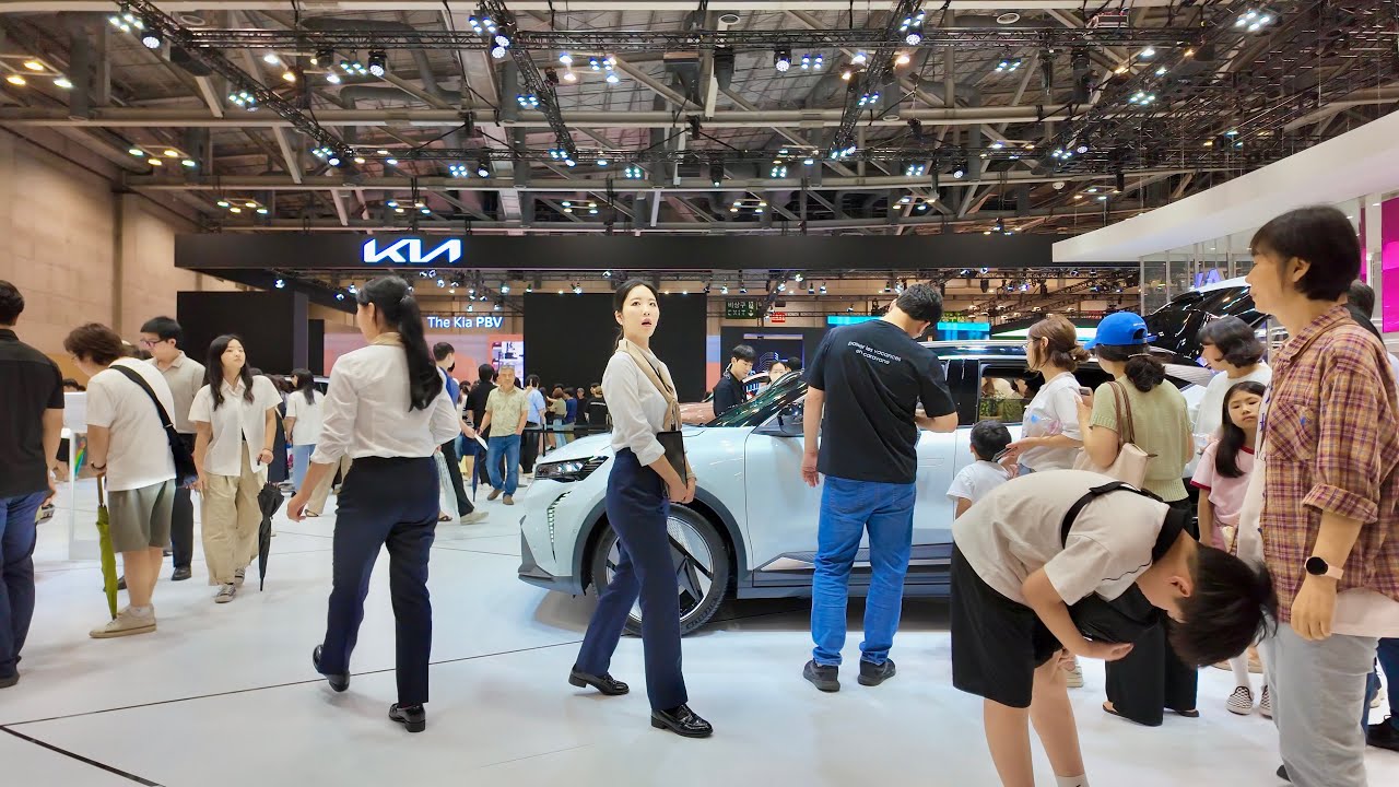 [4K] Экскурсия по выставке Busan Mobility Show 2024