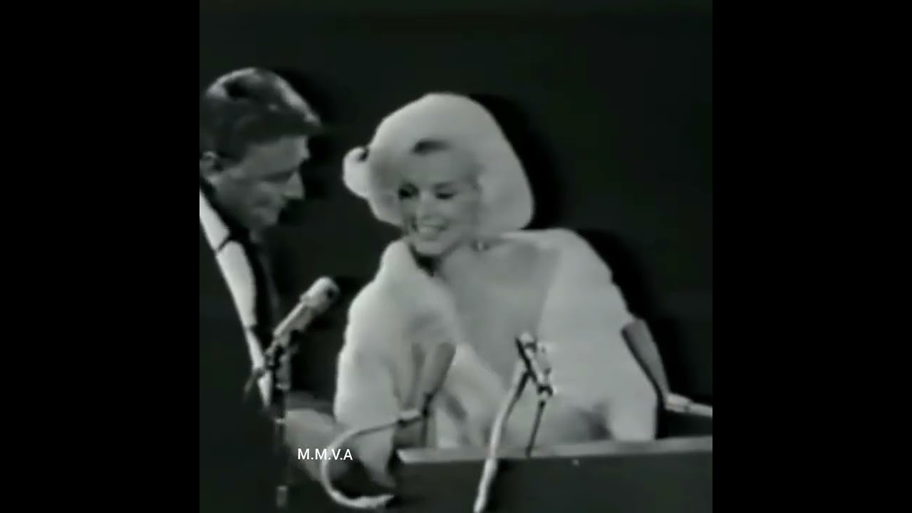 Marilyn Monroe talks about John F Kennedy and Robert Kennedy (Happy Birthday)rare recording #shorts