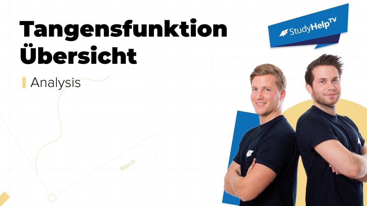 Tangens / Tangensfunktion | Grundlagen inkl. Ableiten | Trigonometrische Funktionen | StudyHelpTV