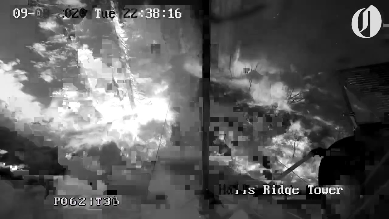 OregonDOT camera captures Beachie Creek fire