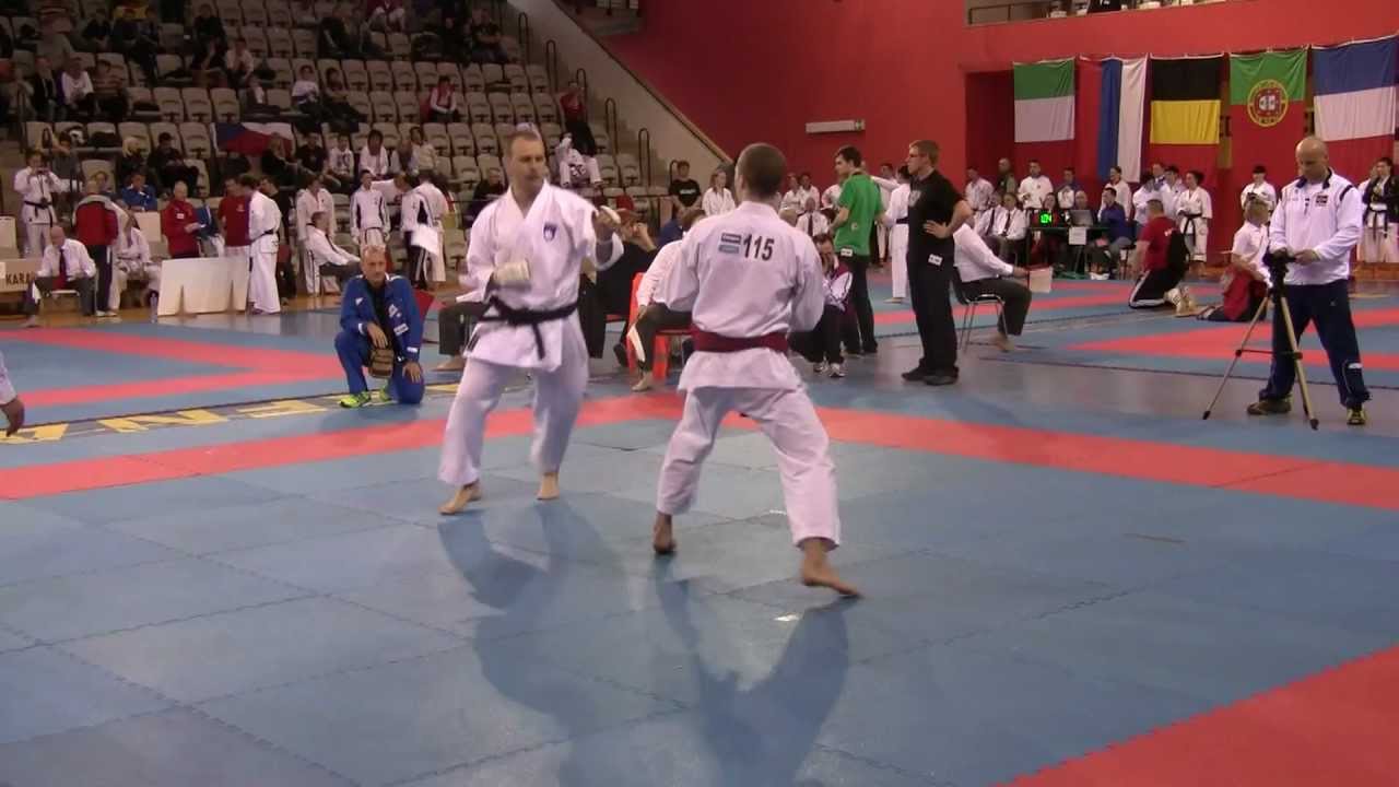 JKA European Championship 2012 Prague - Rök (Slovenia) vs Larsen (Norway).MTS