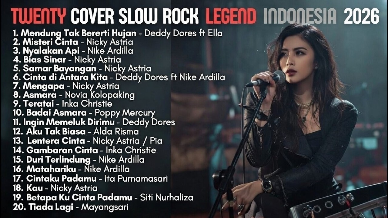 Kompilasi 20 Lagu Cover Slow Rock Legenda Indonesia