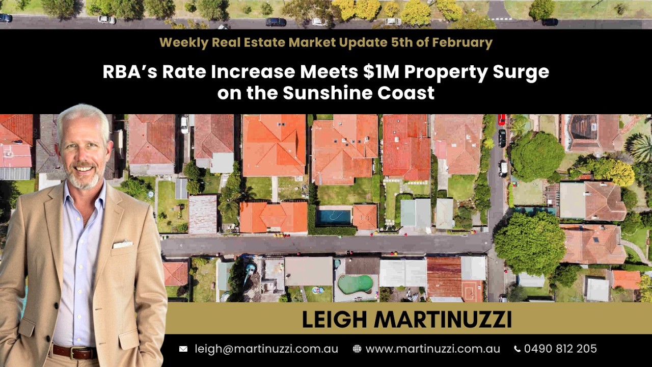 RBA hikes interest rates, 90 suburbs over $1M | Sunshine Coast Property Market