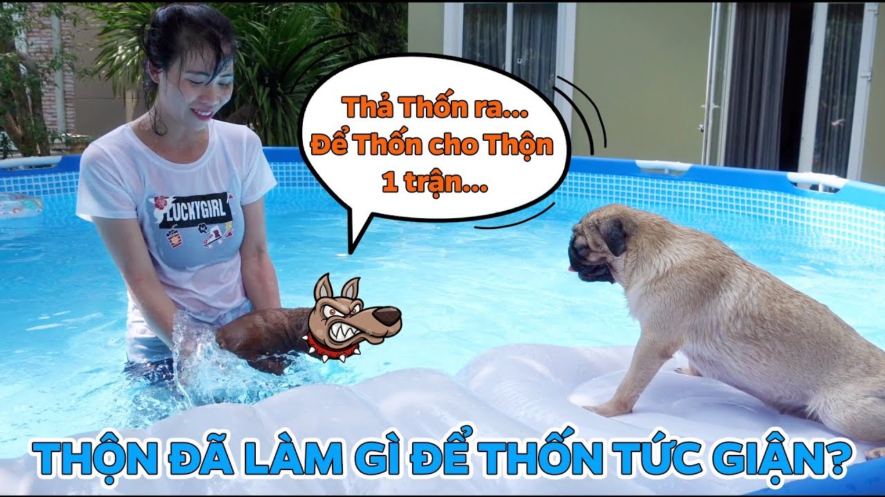Đại Chiến Giữa Thộn Và Thốn Trong Bể Bơi Khổng Lồ