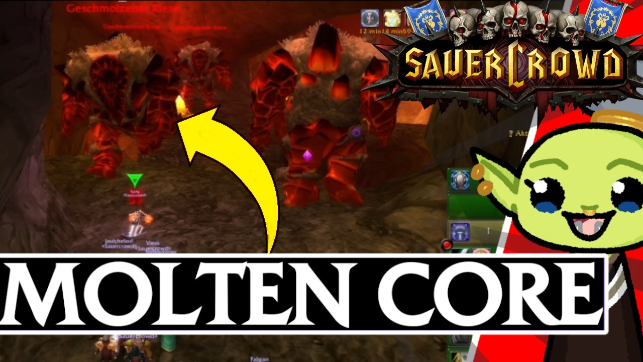 Der erste [SAUERCROWD] RAID in Molten Core. (Healer Sieglinde PoV)