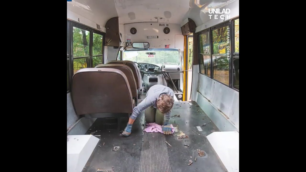 how  to convert a bus to camper van