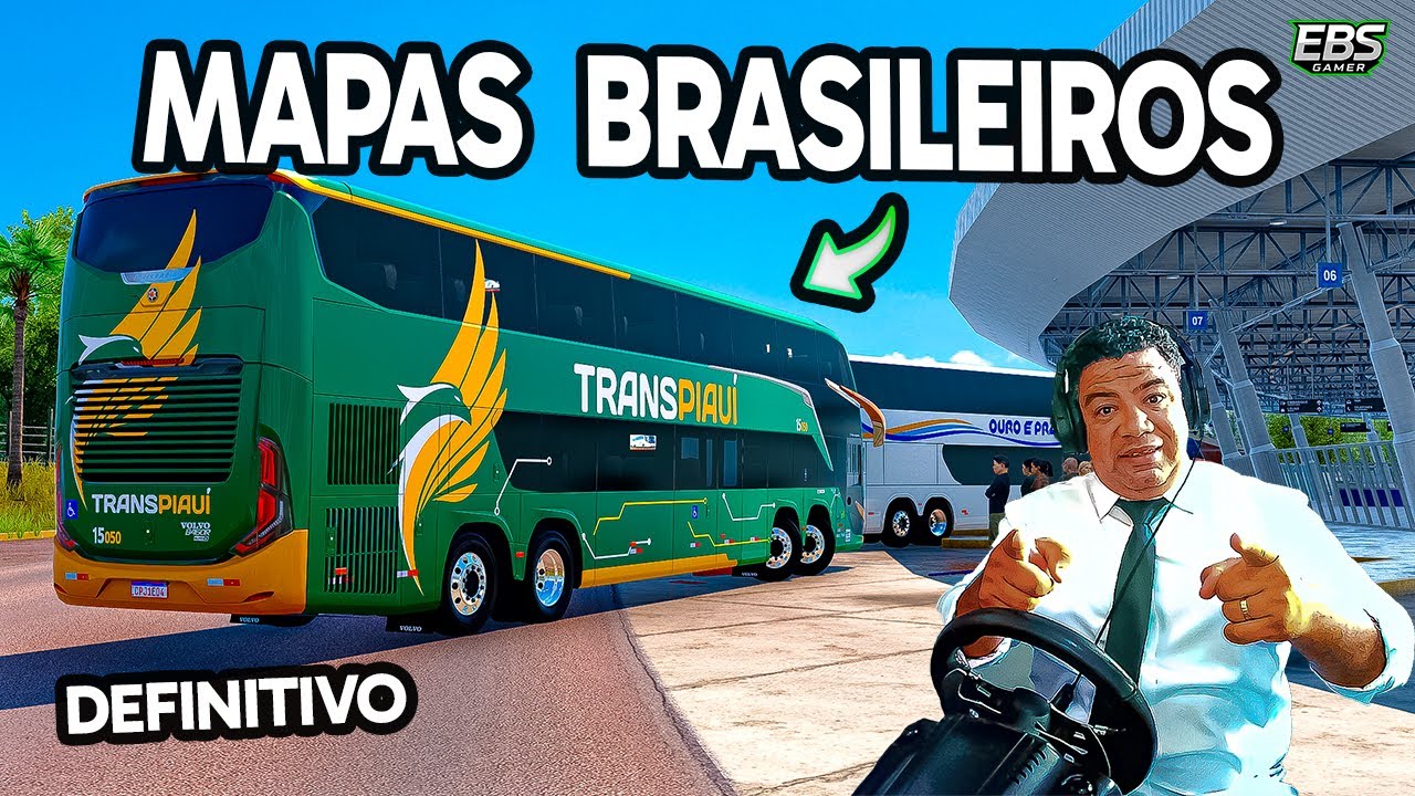 Como jogar de ônibus nos mapas brasileiros ets 2 ets2