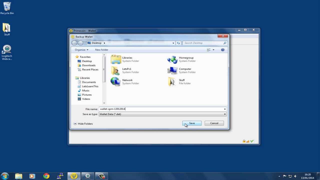 How to Backup the Primecoin XPM Wallet