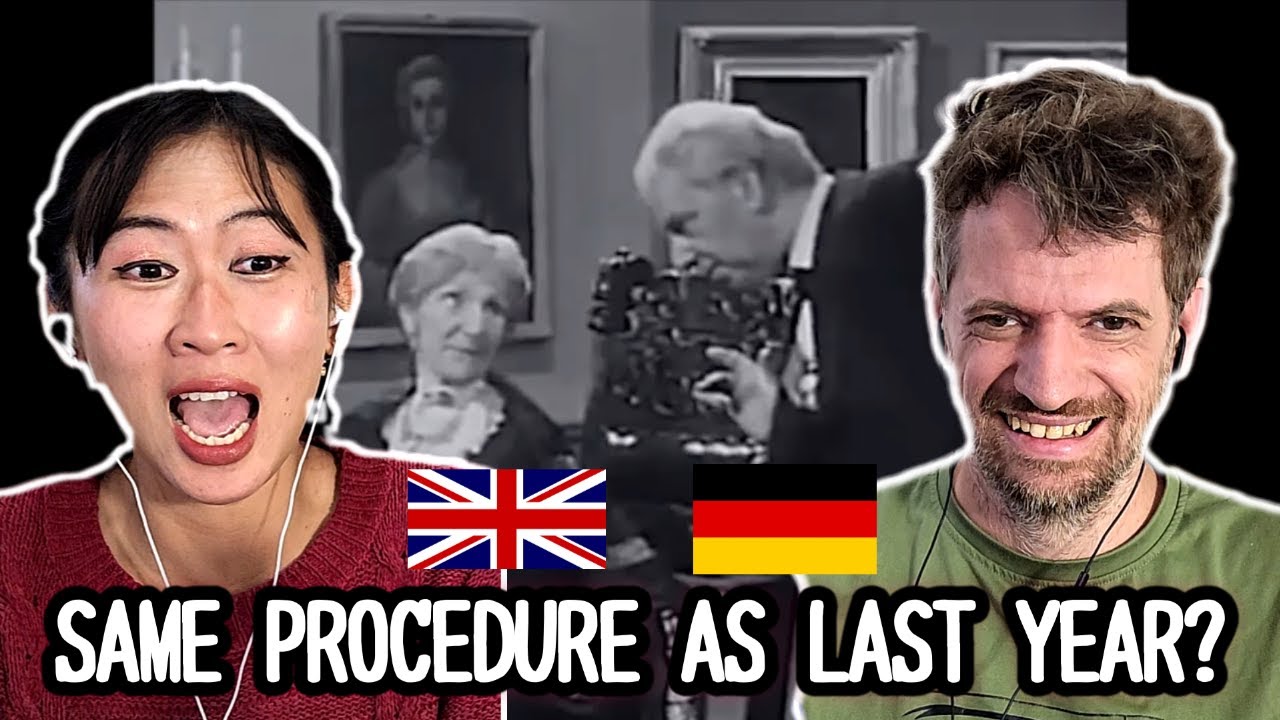 Our Reaction to Dinner for One - A Classic British Comedy Popular German New Years Eve Tradition!