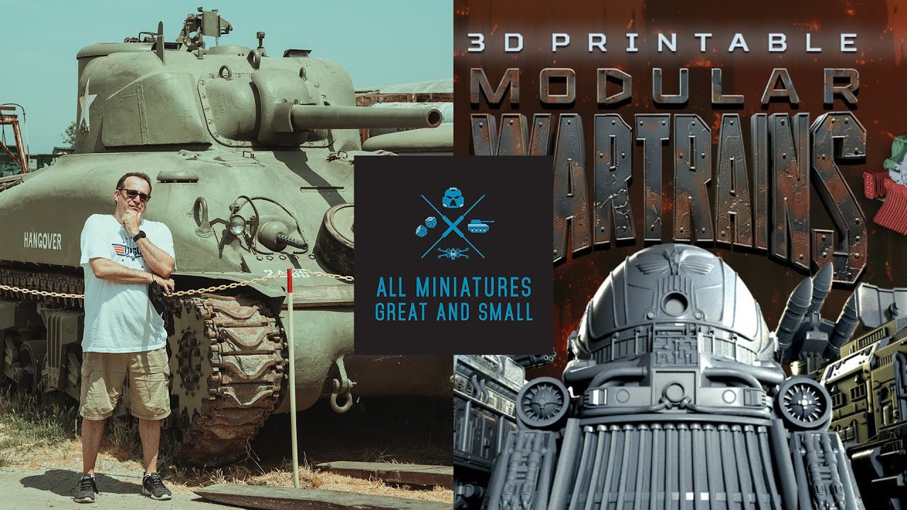 3D Printable Modular WarTrains Review