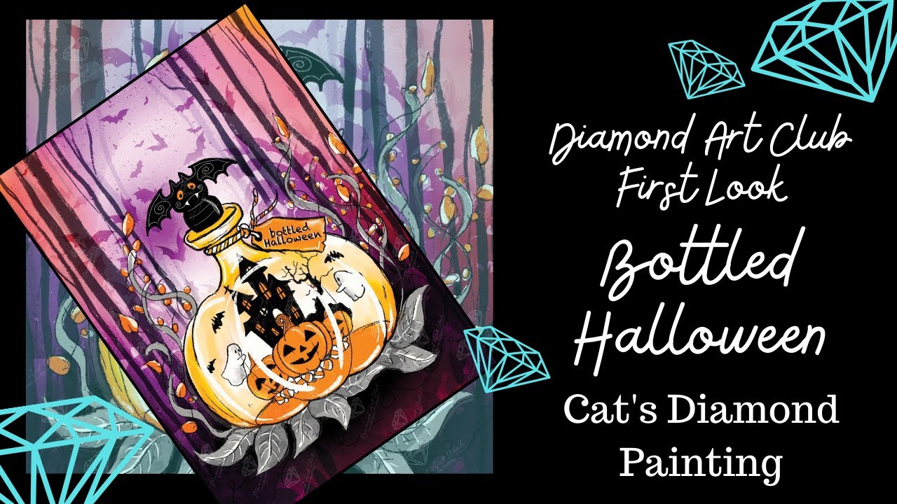 Diamond Art Club Sneak Peek/First Look | Bottled Halloween By Sandra Evans