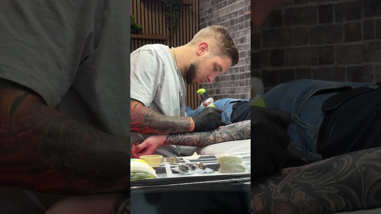 Татуировка в процессе, тату в Бремене , Германия.              #tattoo #tattooartist #tattoostyles