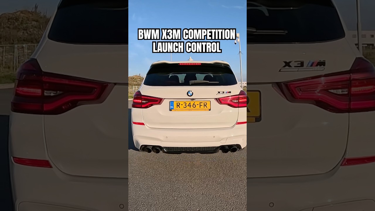 BMW X3M COMPETITION Launch control | Full review is online , click on the link in this video 