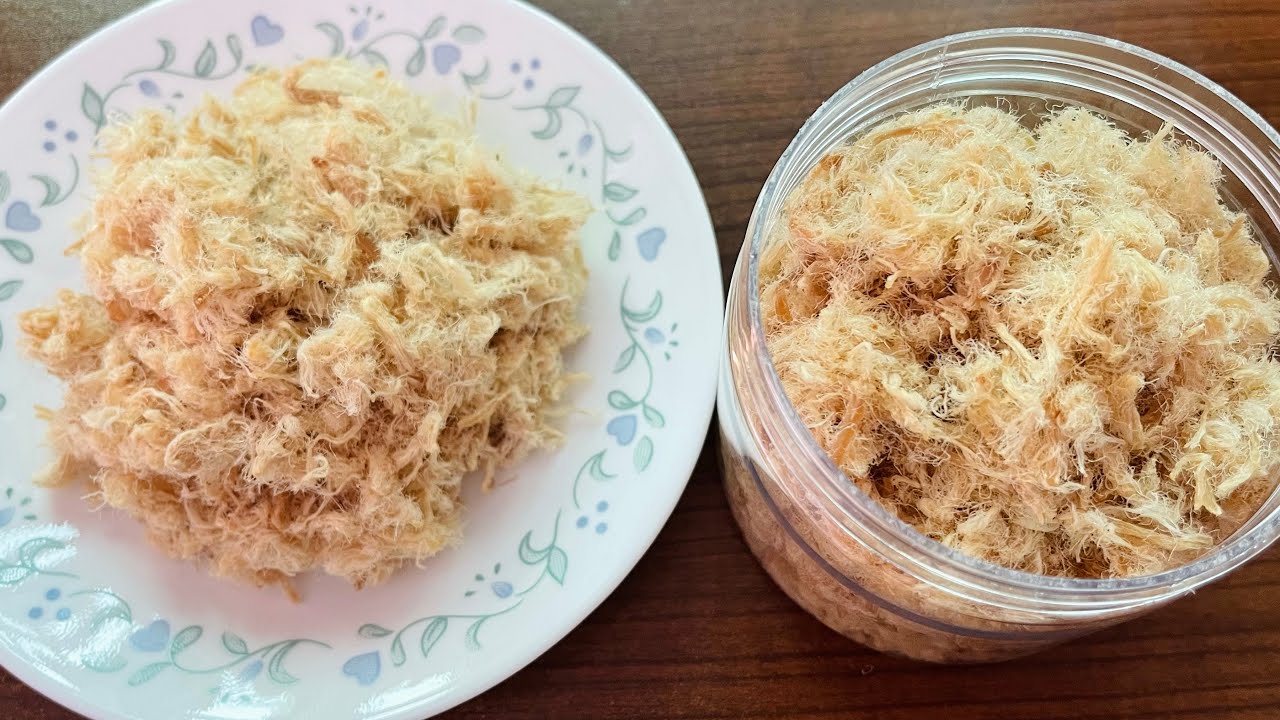 Easy Pork Floss lរបៀបធ្វើសាច់ជ្រូកផាត់ងាយៗ 