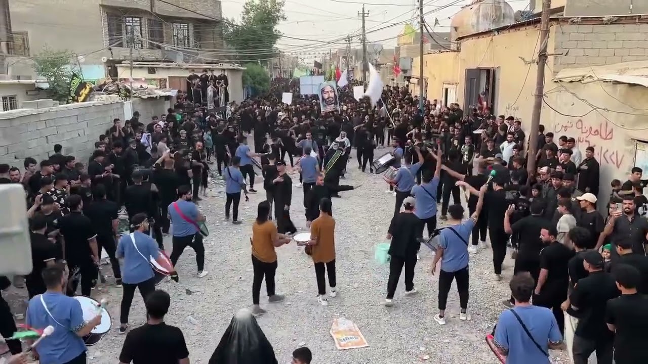 موكب فلاح العكيلي طب للحومة العباس موكب قائم ال محمد عج ستعراض مواكب الفضيليه 4محرم2025