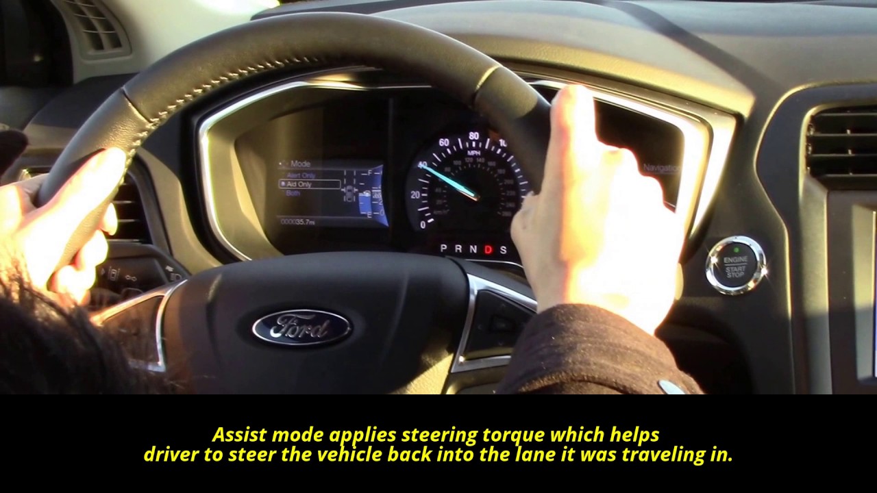 2017 Ford Fusion Lane Keeping Assist
