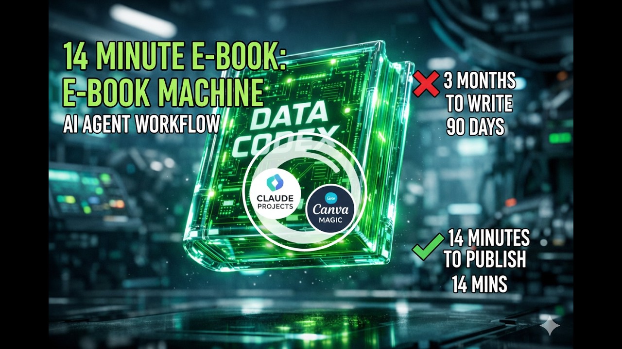 I Built an AI E-Book Agent (Full 14-Min Workflow)
