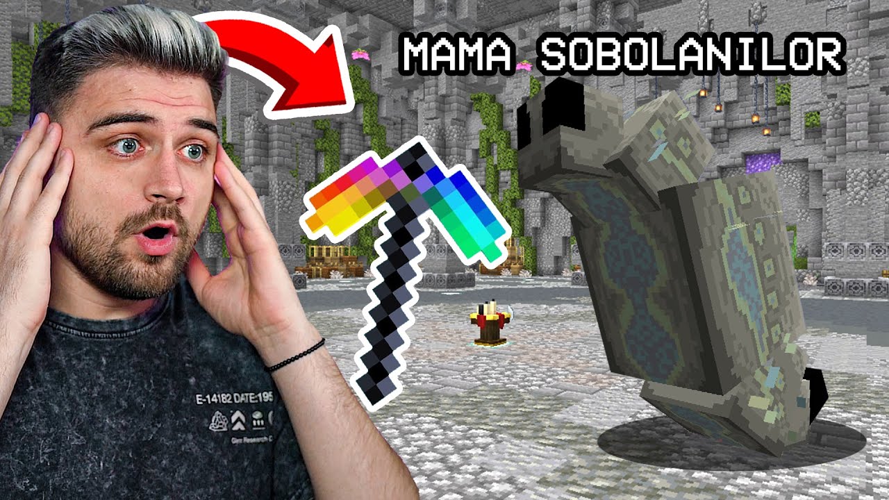 Am BATUT MAMA SILVERFISH + PICKAXE OP pe STONEBLOCK 3 !