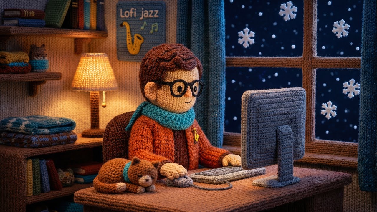 Lofi Jazz for Work ❄️  | Winter Chillhop
