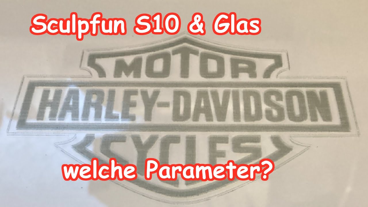 Sculpfun S10 | Glas gravieren | LightBurn