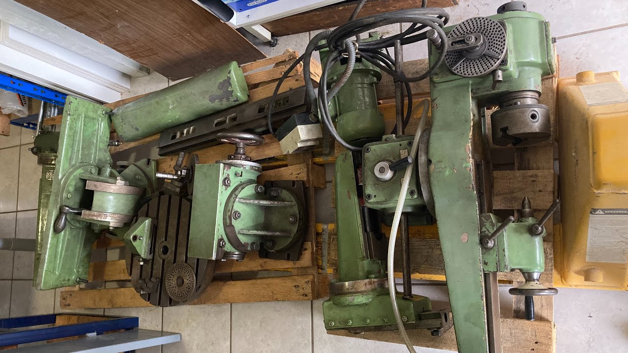 Decades of Grime Gone – Cleaning Tools from a 1959 Prvomajska ALG 100 Milling Machine