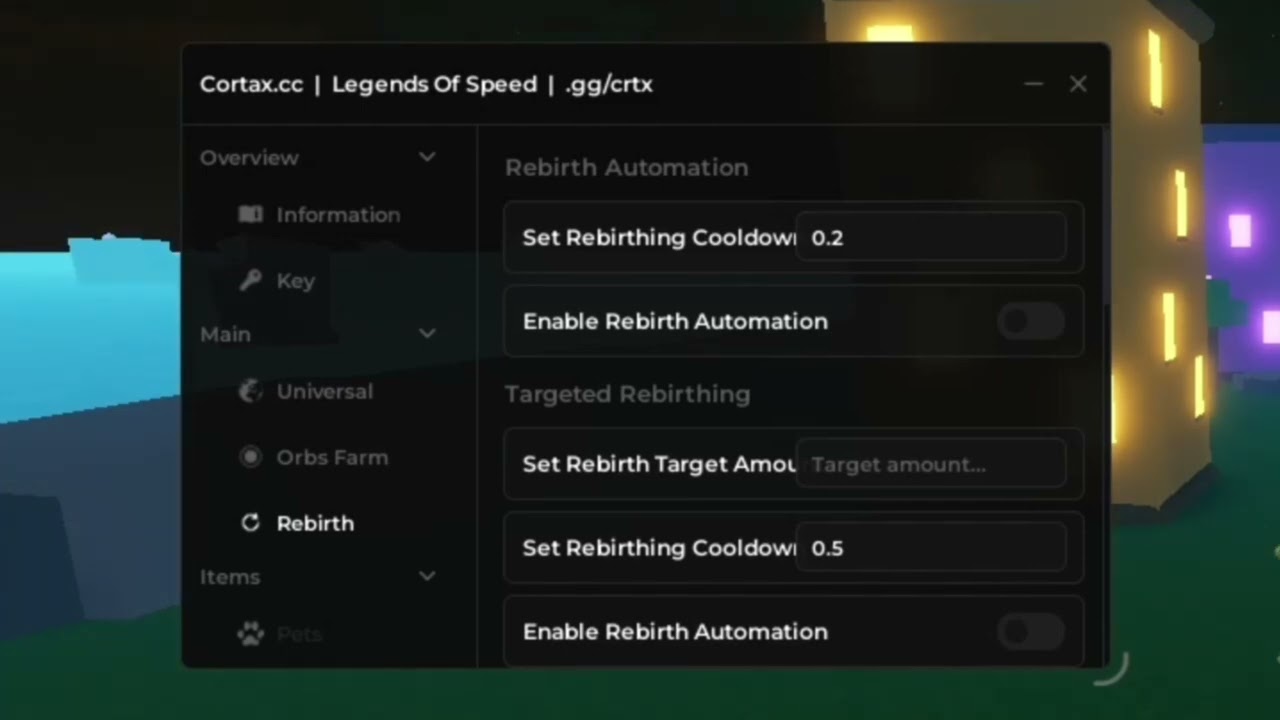 Roblox Script Legends of Speed 2026 - Cortax.cc | #roblox #2026 #script #bloxfruits