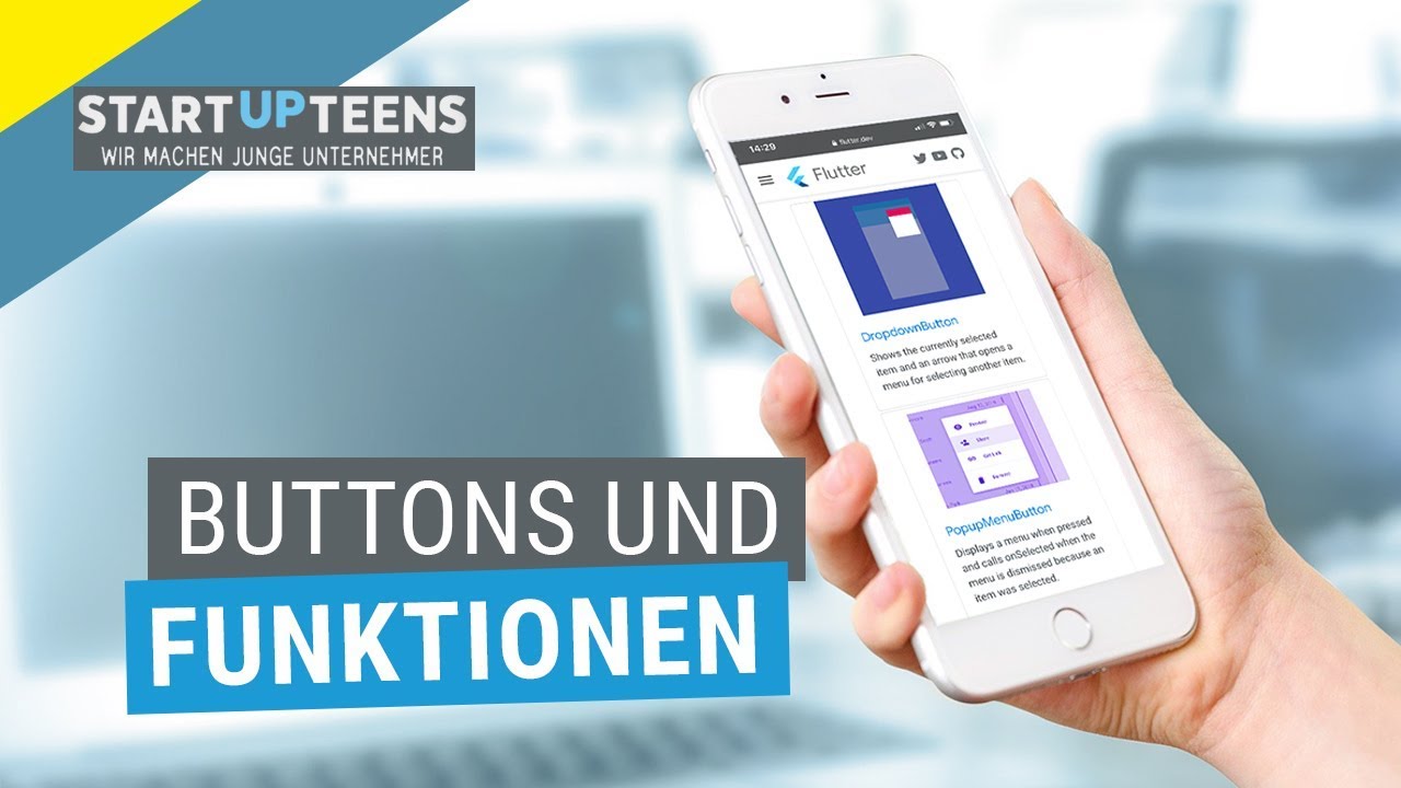 Interaktivität mit Buttons und Funktionen (Flutter Tutorial #10)