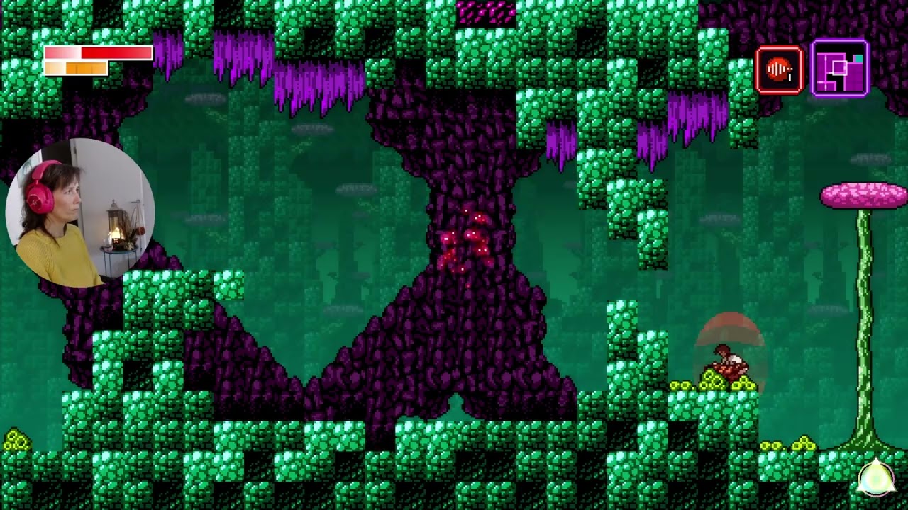 Looking for a giant droidhead ✨ Axiom Verge part 10