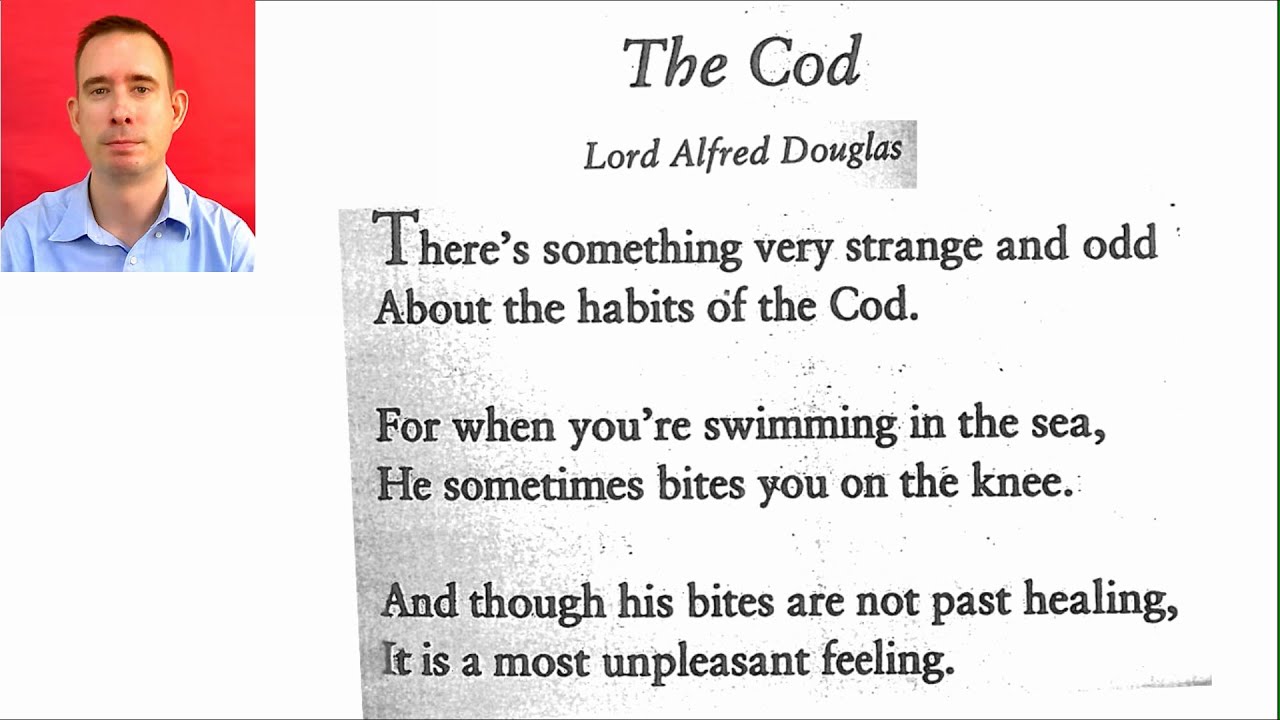 The Cod by Lord Alfred Douglas - P.5 Boys