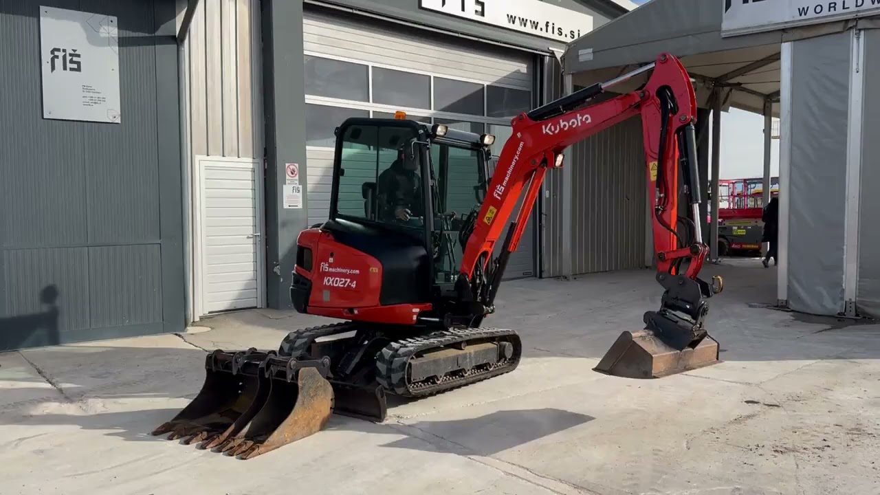 Kubota KX027-4 - POWERTILT - 3X BUCKETS - TOP CONDITION (VERKAUFT)