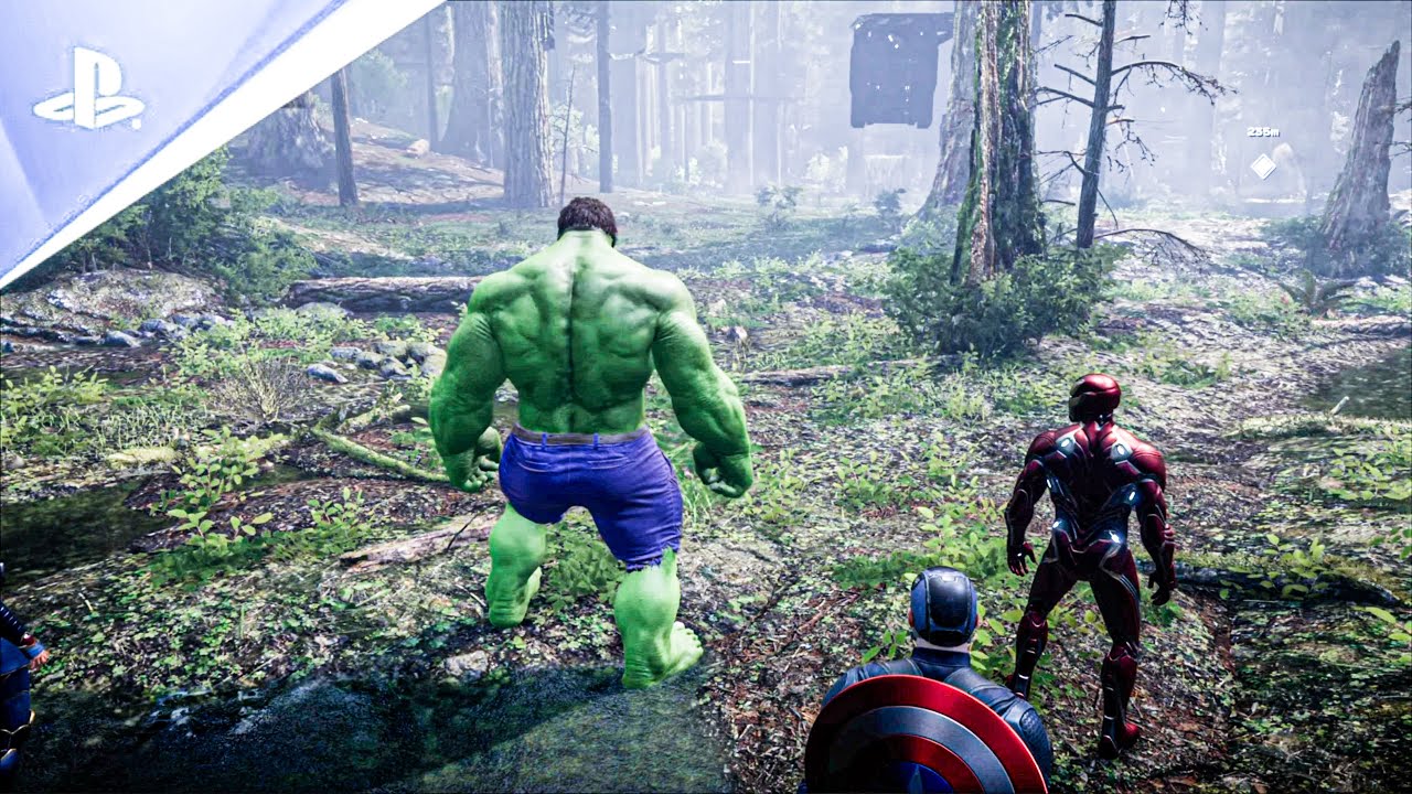 Hulk and the Avengers game #trending #viralvideo #gaming 
