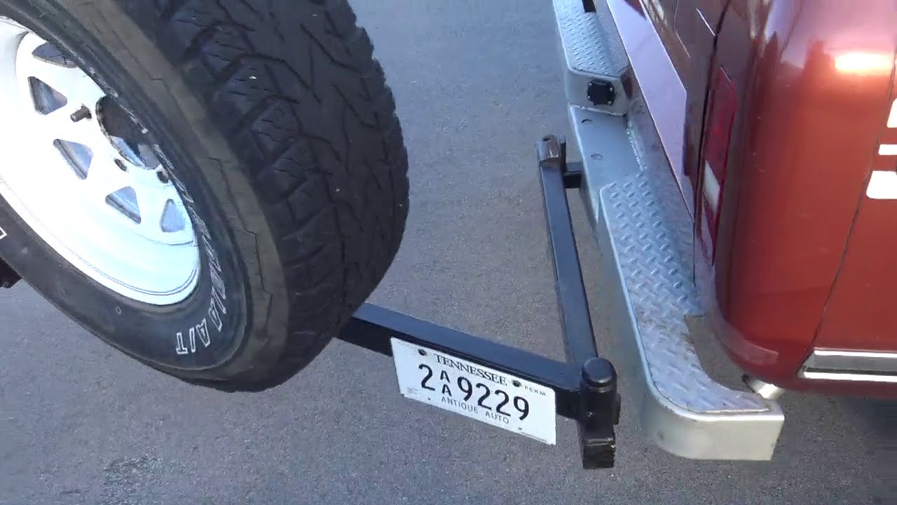 sSs! IH Scout Hitch mount type Removeable Tire Carrier!