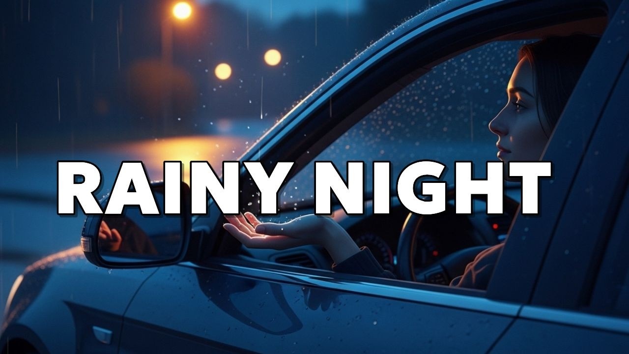 Rainy Drive BGM | Emotional Flow | Emotional Rainy Night Driving Music |