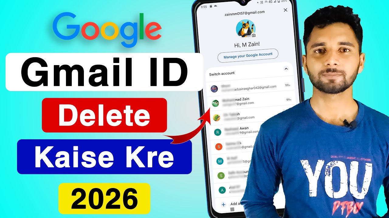 How to Delete Gmail Account | Delete Google Account permanently