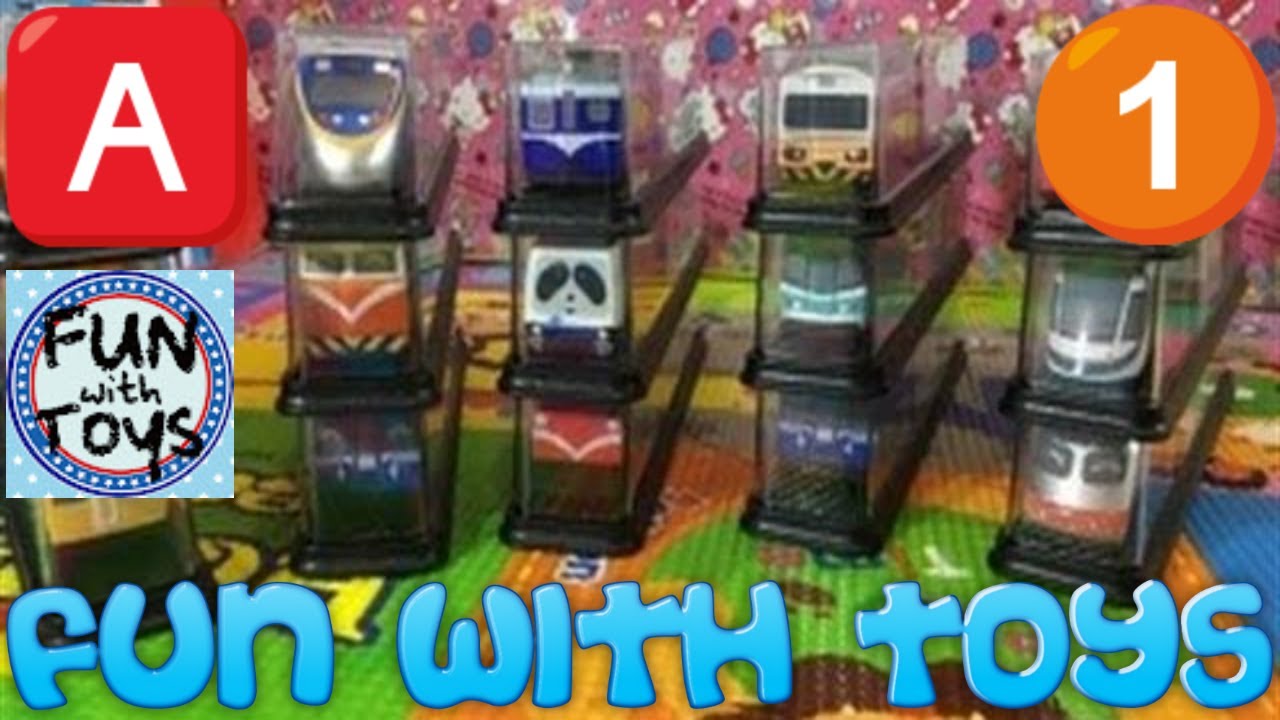 15 列 台灣迴力小列車 開封 Taiwan Pull Back Toy Trains 02666