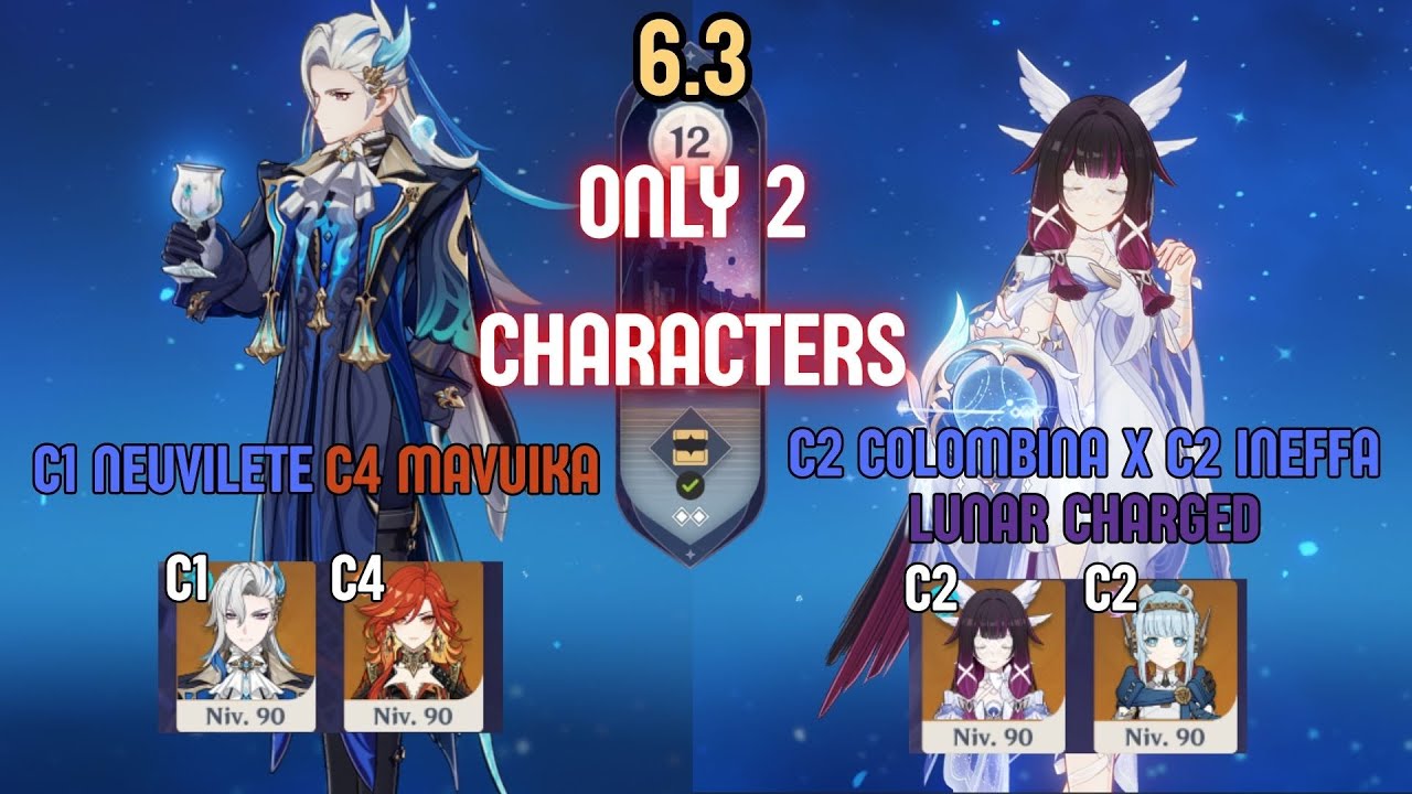 COLOMBINA ABYSS 6 3 WITH ONLY 2 CHARACTERS