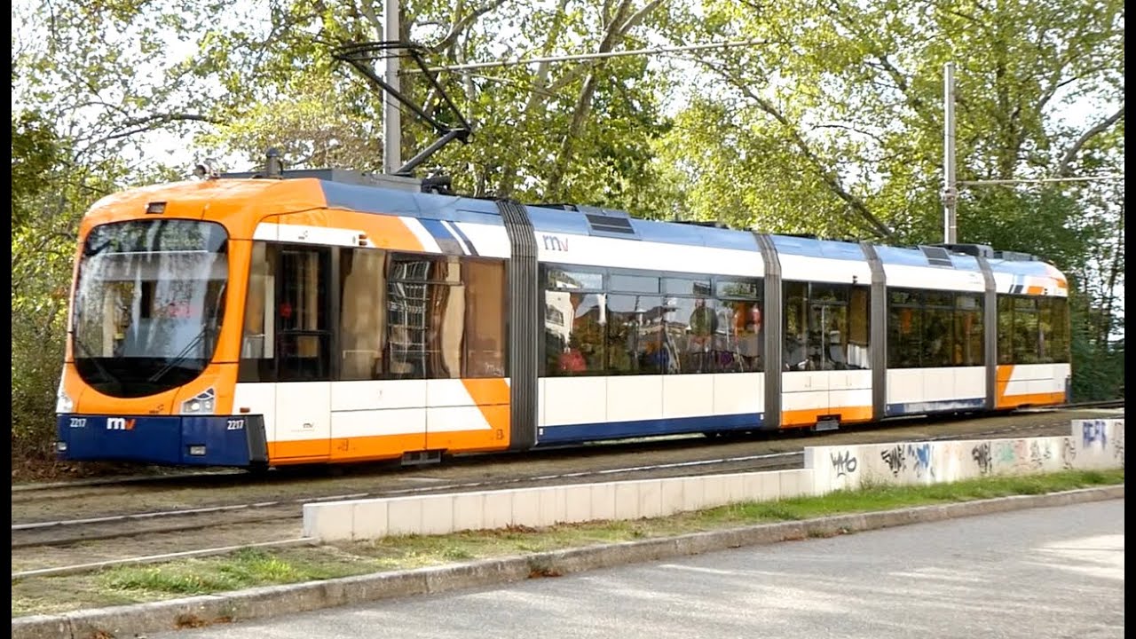 Germany: Mannheim Trams / Straßenbahn / Streetcars / Light Rail