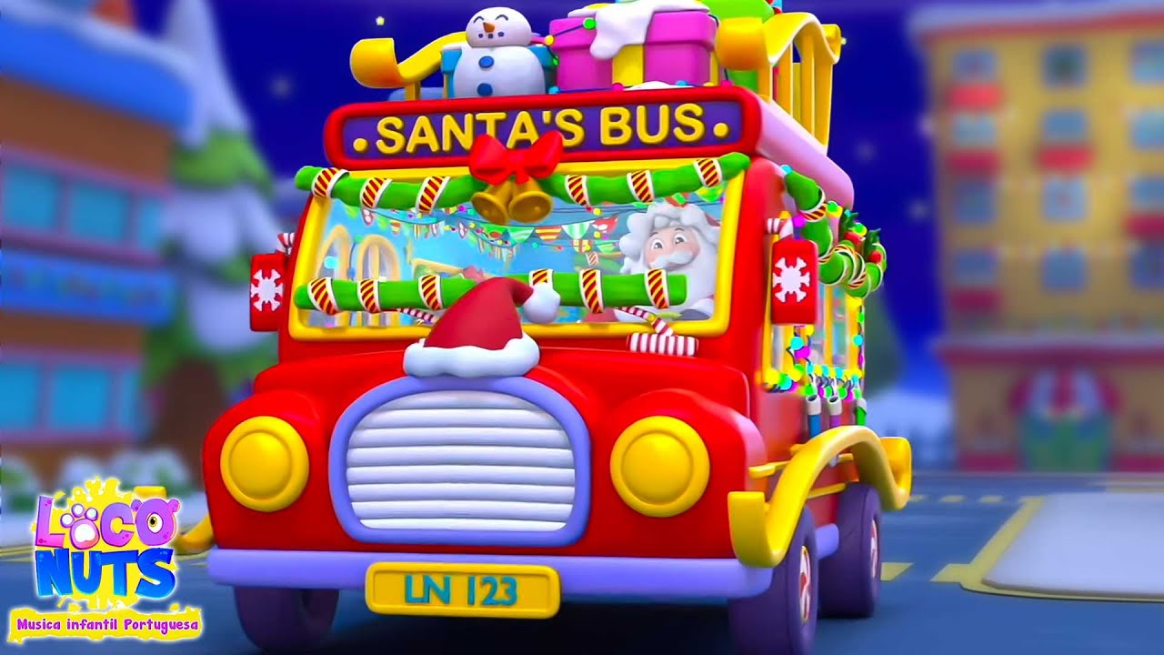 Rodas De Natal no ônibus e mais Músicas de Transporte para Crianças