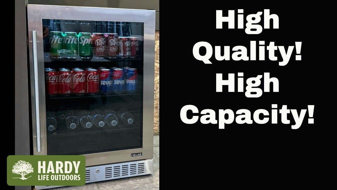 NewAir Beverage Refrigerator Cooler Built-in Mini Bar Beer Fridge for Dorm, Office mini refrigerator