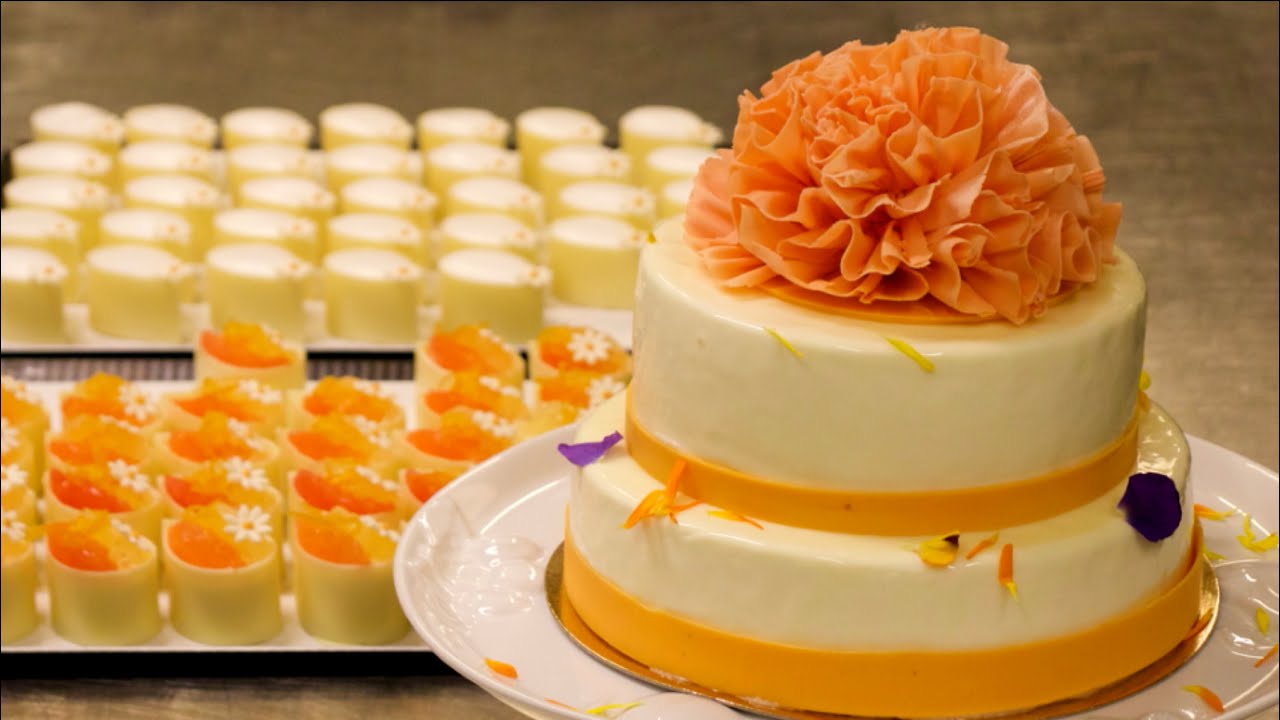 パティシエが本気で作るお誕生日ケーキ✴︎How to make Yogurt and Exotique Mousse Cake✴︎ベルギーより#196