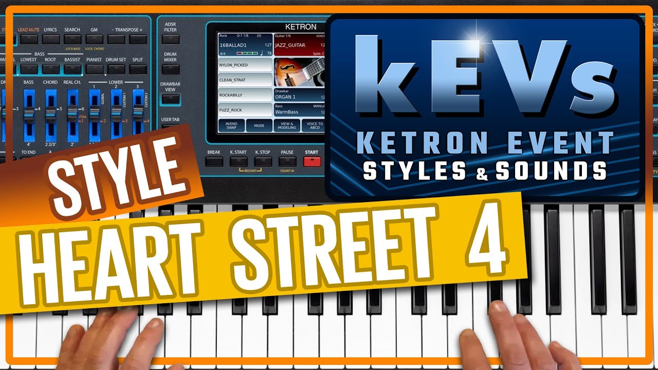 Ketron Event - New Style  HEART STREET 4 - kEVs