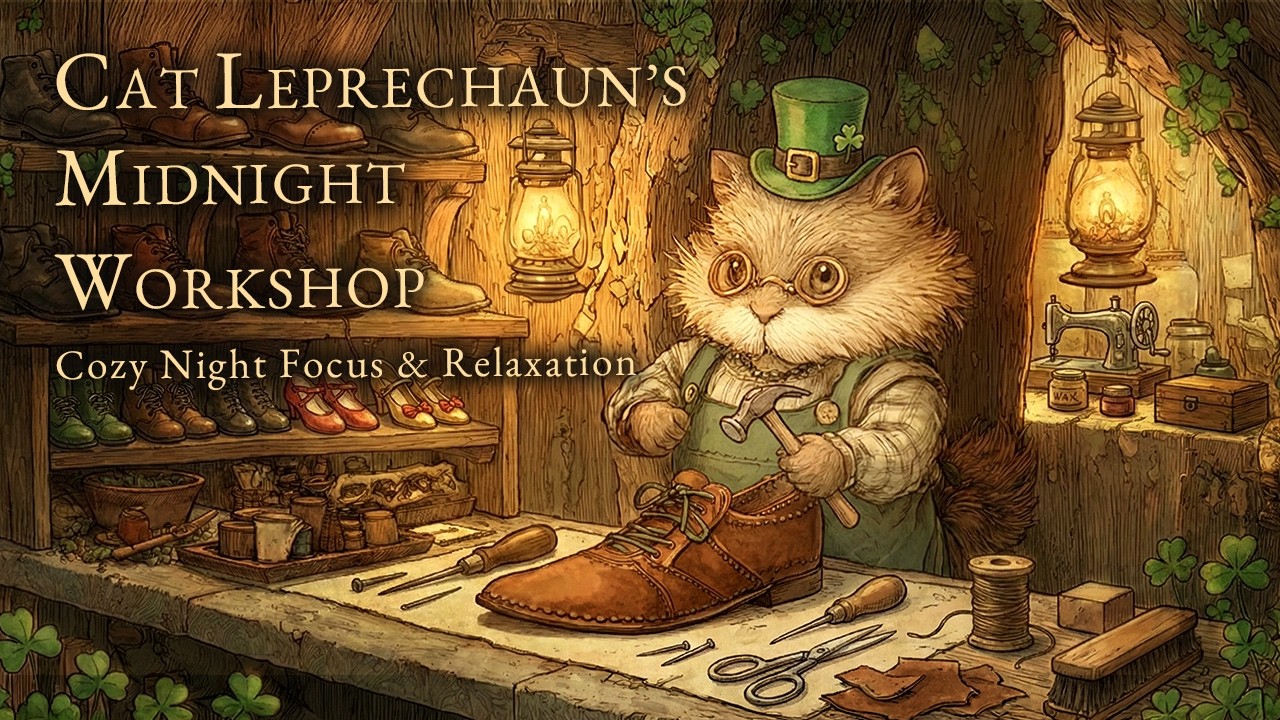 [Кельтская музыка] Сон и Концентрация – Полночная мастерская кота-лепрекона