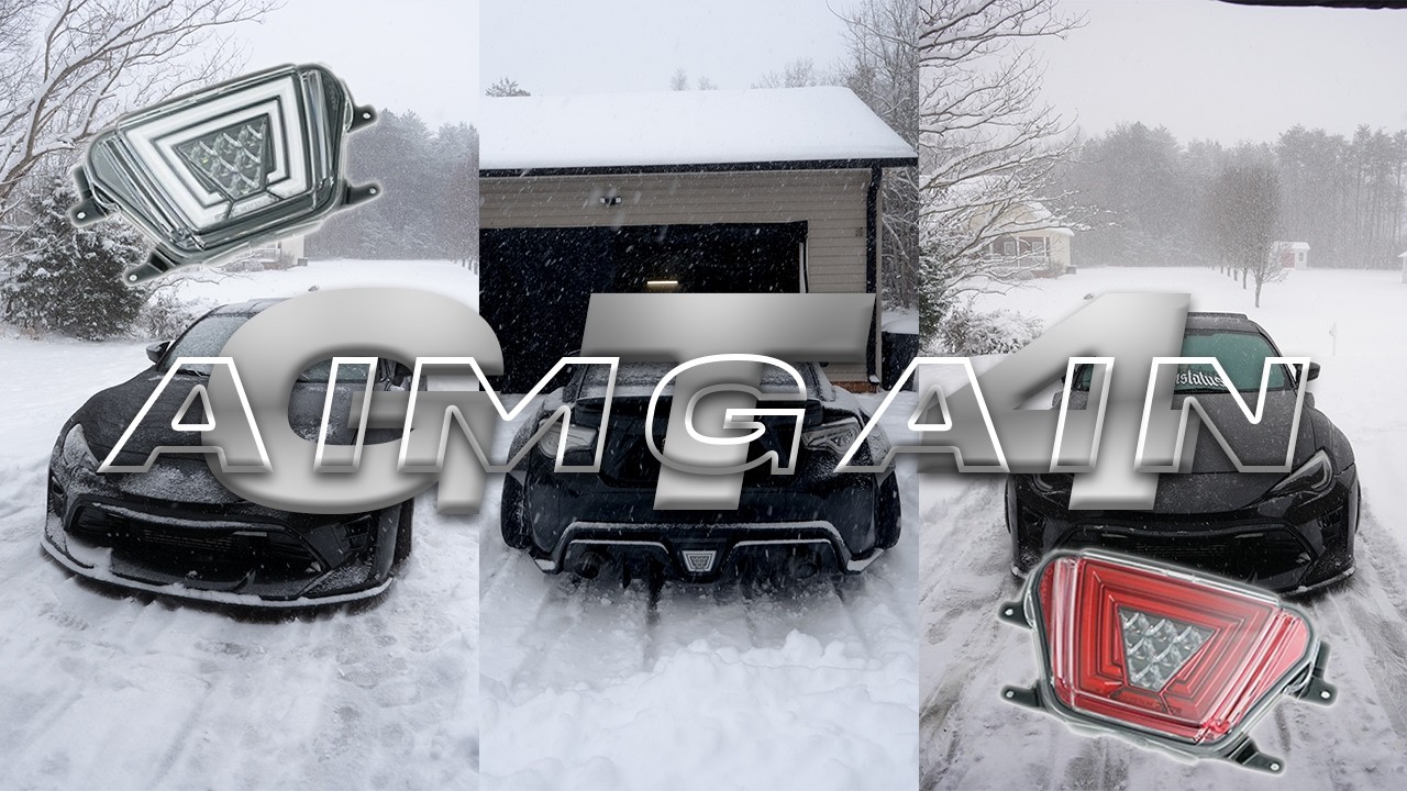 How to Install AIMGAIN GT4 Breaklight!  (FRS/BRZ/86)