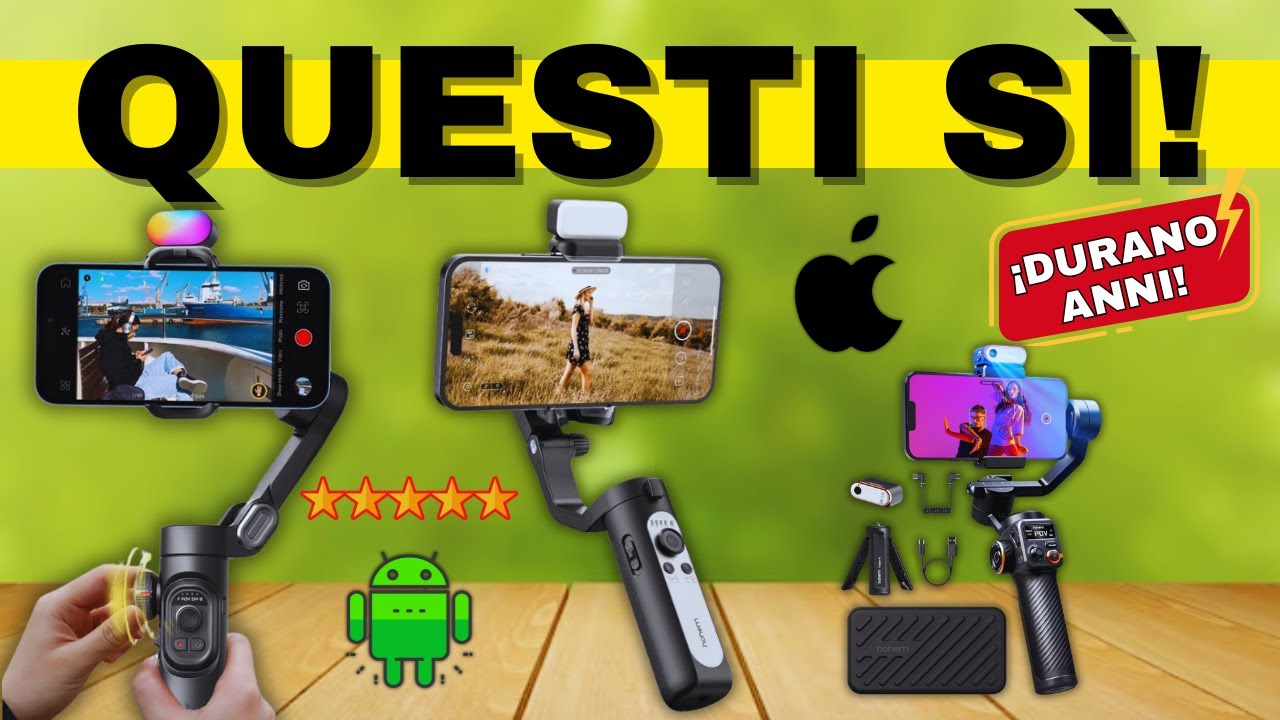 Stabilizzatori per Smartphone &ndash; I 3 Migliori Gimbal per iPhone e Android | Qualit&agrave; Prezzo 2025